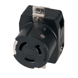 Marinco 6370CR Locking Receptacle 50A 125V 3P3W | Blackburn Marine Dock & Marine Shore Power